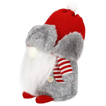 Skrzat 20 cm ozdoba świąteczna, stojący krasnal świąteczny, gnom