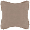 Poszewka dekoracyjna na poduszkę, włochacz 40x40cm brązowy