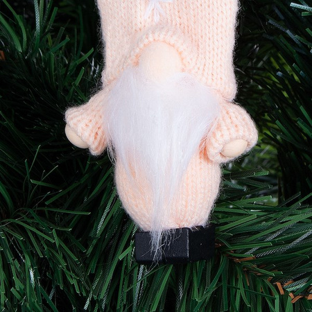 Świąteczne skrzaty 8cm ozdoba świąteczna, krasnal świąteczny, gnom zestaw 6 szt.