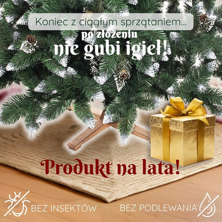 Choinka sztuczna, ośnieżona 180 cm Premium Royal Trees świąteczne drzewko, sosna diamentowa