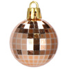 Bombki choinkowe 86 szt. rose gold zestaw choinkowy