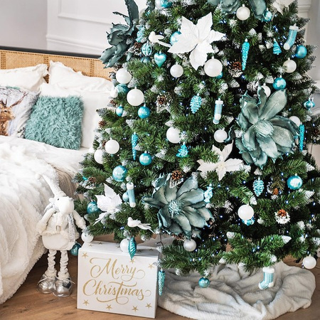 Choinka sztuczna, ośnieżona 180 cm Premium Royal Trees świąteczne drzewko, sosna diamentowa