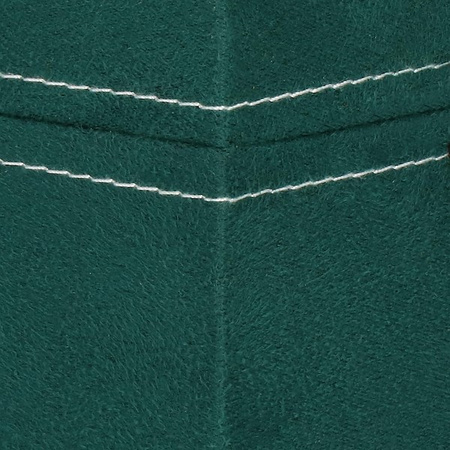 Kuferek, szkatułka na biżuterię 12x12x12 cm zielony welurowy organizer z przegródkami