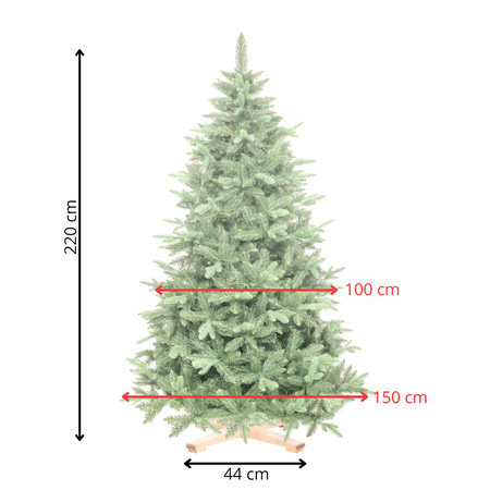 Choinka sztuczna Premium Royal Trees 220 cm świerk syberyjski z stojakiem, drzewko PE