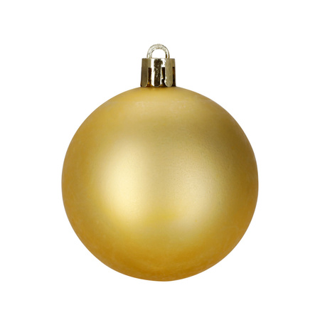 Bombki choinkowe 40 szt. komplet dekoracje świąteczne zawieszki nietłukące, złoty