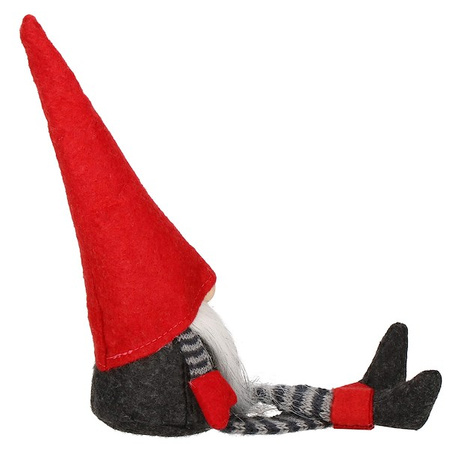 Skrzat 38cm ozdoba świąteczna, krasnal świąteczny, gnom siedzący