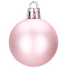 Bombki choinkowe 101 szt. ozdoby świąteczne zestaw biały, różowy