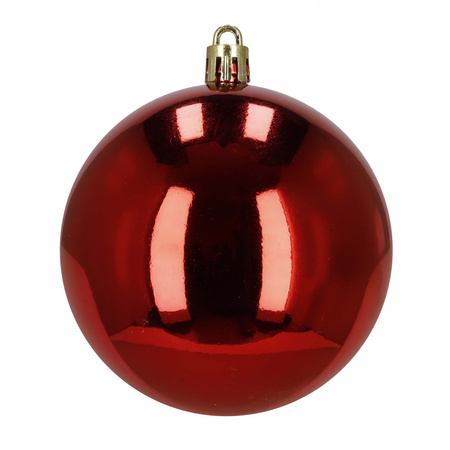 Bombki choinkowe 36 szt. zestaw ozdoby świąteczne nietłukące dekoracje czerwone