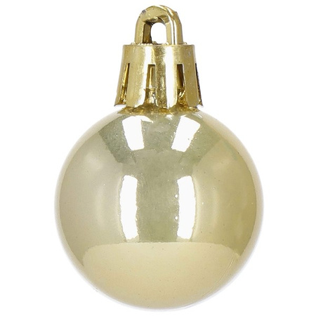 Bombki choinkowe 42 szt. ozdoby świąteczne zestaw złote, czerwone