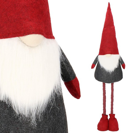 Skrzat 110-160cm ozdoba świąteczna, krasnal świąteczny, gnom na teleskopowych nóżkach