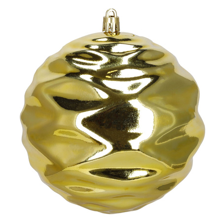 Bombki choinkowe, zestaw 37 szt. dekoracji do stroika, nietłukące złoto-czarne