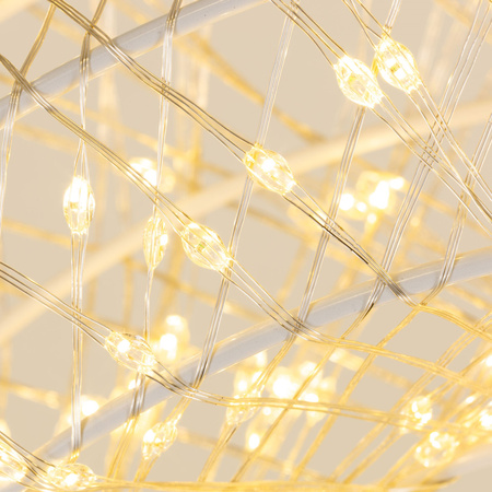 Wieniec świąteczny 720 LED dekoracja świetlna na drzwi 45 cm ciepły biały IP44