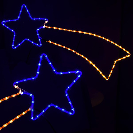 Gwiazda betlejemska 72 LED lampki biały ciepły ozdoba świąteczna