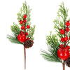 Gałązka świąteczna sztuczna dekoracja do stroika 27 cm 3 szt.