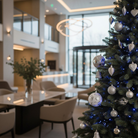 Choinka sztuczna Premium Royal Trees 180 cm sosna PE z stojakiem, drzewko