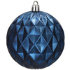 Bombki choinkowe 30 szt. ozdoby świąteczne zestaw 8cm granatowy