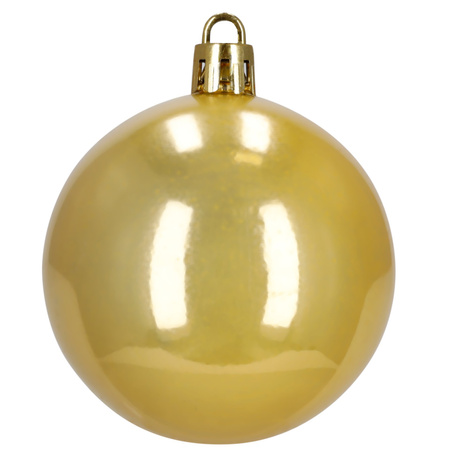 Bombki choinkowe, zestaw 100 szt. dekoracji do stroika nietłukące, złote