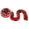 Łańcuch na choinkę 6m czerwono-srebrny, girlanda choinkowa, średnica 7cm