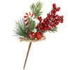 Gałązka świąteczna sztuczna dekoracja do stroika 24 cm