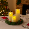 Świeczka elektryczna 15 cm świeca na baterie, dekoracje led do stroików świątecznych z ruchomym płomieniem