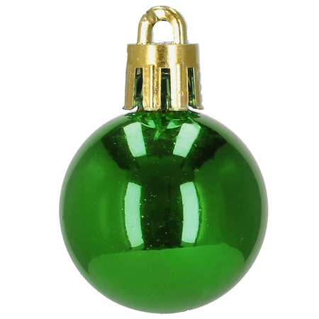 Bombki choinkowe 42 szt. ozdoby świąteczne zestaw białe, czerwone, zielone