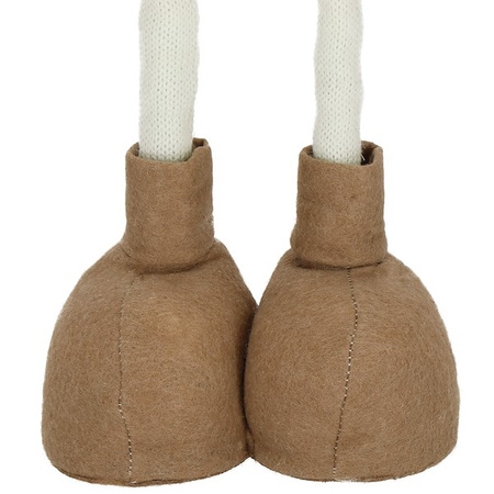 Renifer 50-67cm ozdoba świąteczna, krasnal świąteczny, gnom na teleskopowych nóżkach brązowy