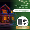 Lampki choinkowe 100 led multikolor 8,5 m oświetlenie świąteczne