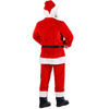 Strój Mikołaja 10 elementów, kostium czerwony