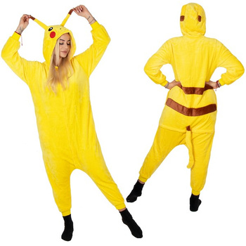 Piżama jednoczęściowa kigurumi damska kombinezon Pikachu rozmiar S