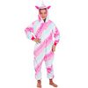 Piżama jednoczęściowa kigurumi dziecięcy kombinezon jednorożec rozmiar 130-140 cm