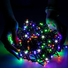 Lampki choinkowe 500 led multikolor + flash 25m oświetlenie świąteczne IP44