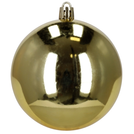 Bombki choinkowe, zestaw 100 szt. dekoracji do stroika nietłukące, złote