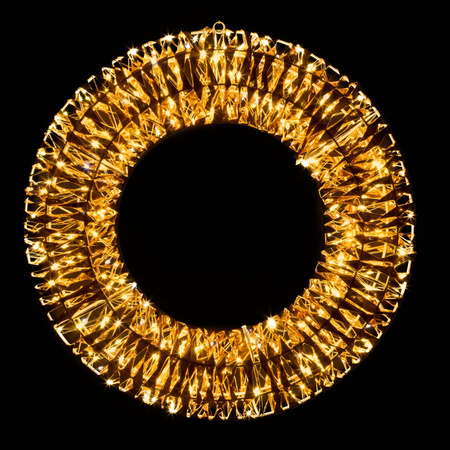 Wieniec LED 45 cm wianek świąteczny na drzwi 360 LED dekoracja ciepły biały