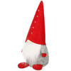 Skrzat 32cm mikołaj ozdoba świąteczna, krasnal świąteczny, gnom szary czerwony
