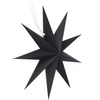 Gwiazda świąteczna papierowa 3d 60 cm zawieszka choinkowa czarna