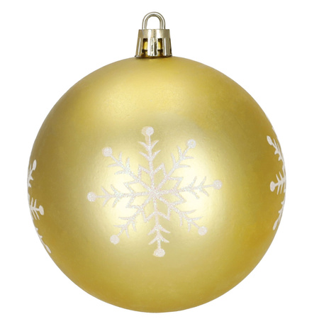 Bombki choinkowe, zestaw 36 szt. dekoracji do stroika, nietłukące złote