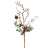 Gałązka świąteczna sztuczna dekoracja do stroika 33 cm
