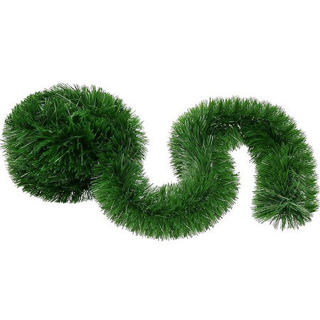 Łańcuch na choinkę 6m zielony, girlanda choinkowa, średnica 15cm