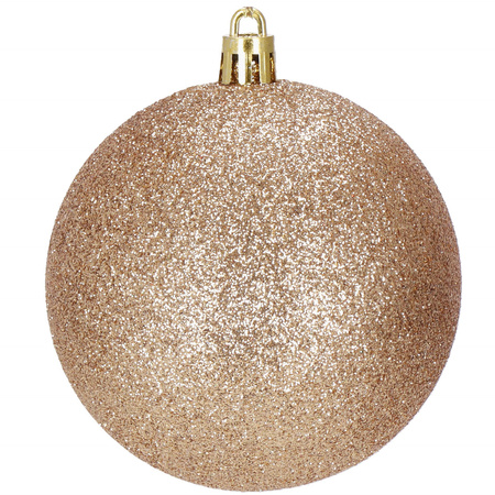 Bombki choinkowe 31 szt. ozdoby świąteczne rose gold