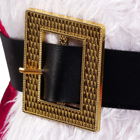 Strój św. Mikołaja 10 elementów, kostium welurowy przebranie czerwony