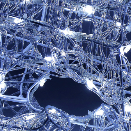 Renifer Led świąteczny 130 LED świetlna dekoracja biały zimny