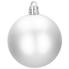 Bombki choinkowe 102 szt. ozdoby świąteczne zestaw srebrny