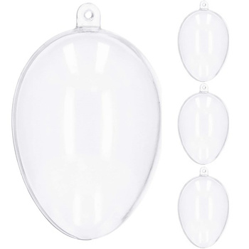 Bombki akrylowe 4 szt. 9 cm jajko faberge ozdoba decoupage