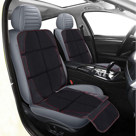 Mata na siedzenie samochodowe 116 x 48 cm czarny pokrowiec ochronny