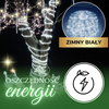 Wąż świetlny 240 Led biały zimny 10m z programatorem IP44