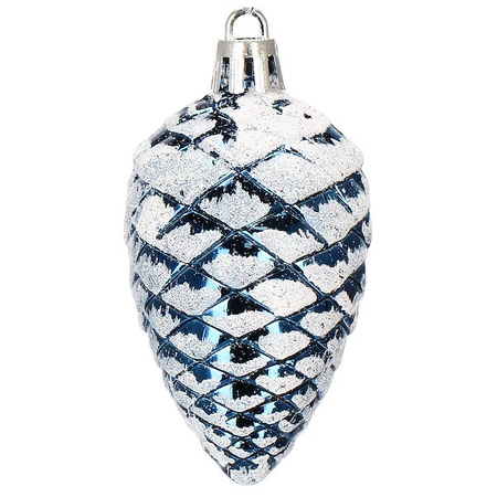 Bombki choinkowe 77 szt. granatowy zestaw choinkowy