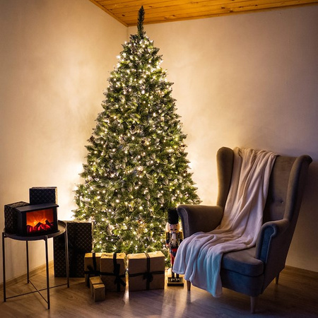 Choinka sztuczna, ośnieżona 180 cm Premium Royal Trees świąteczne drzewko, sosna diamentowa