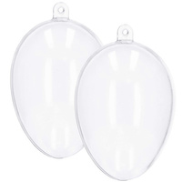 Bombki akrylowe 2 szt. 11cm jajko faberge ozdoba decoupage