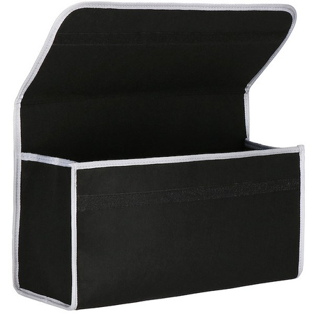 Organizer do samochodu filcowa torba, organizer do bagażnika czarno-szary