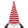 Krasnal 33cm ozdoba świąteczna, skrzat świąteczny, gnom w czerwone paski